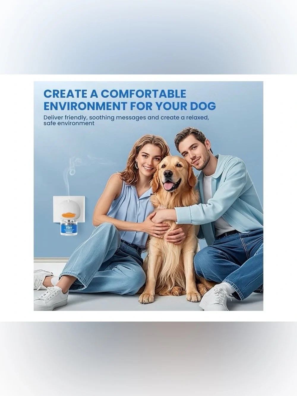 Pheromones Calming Diffuser for Dogs Relieve Stress Anxiety, SEALED PACKAGE